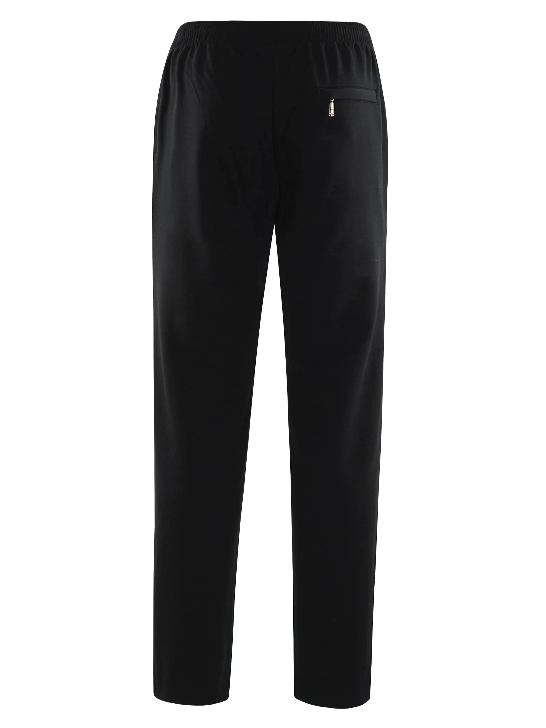 Schwarze basic sweathose stay fresh mit schlankem schnitt und elastischem bund für sportliche aktivitäten