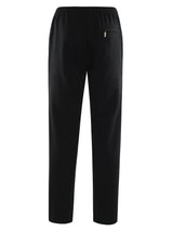 Schwarze basic sweathose stay fresh mit schlankem schnitt und elastischem bund für sportliche aktivitäten