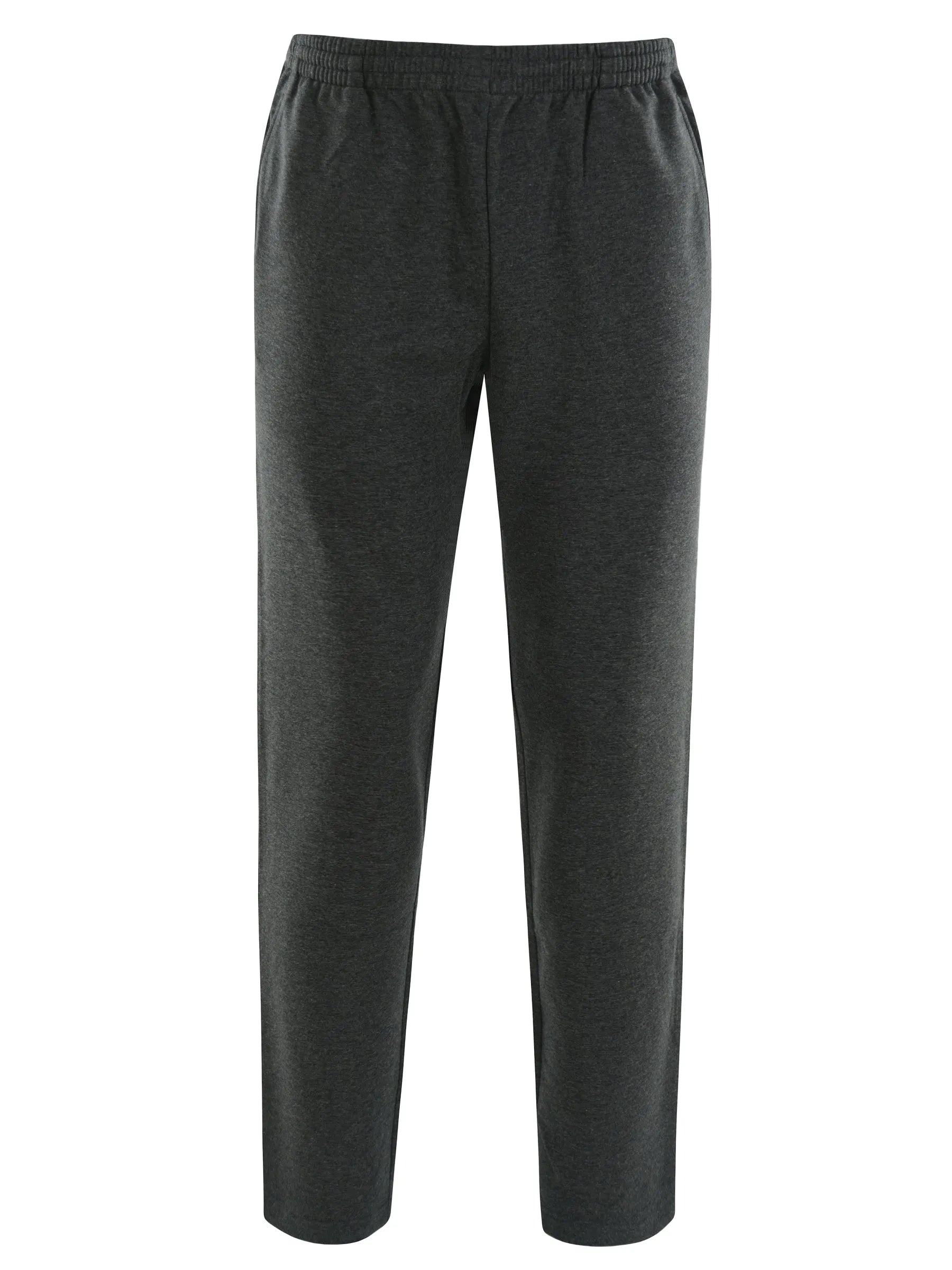 Dunkelgraue slim-fit sweathose basic sweathose stay fresh mit elastischem bund und dezenter struktur