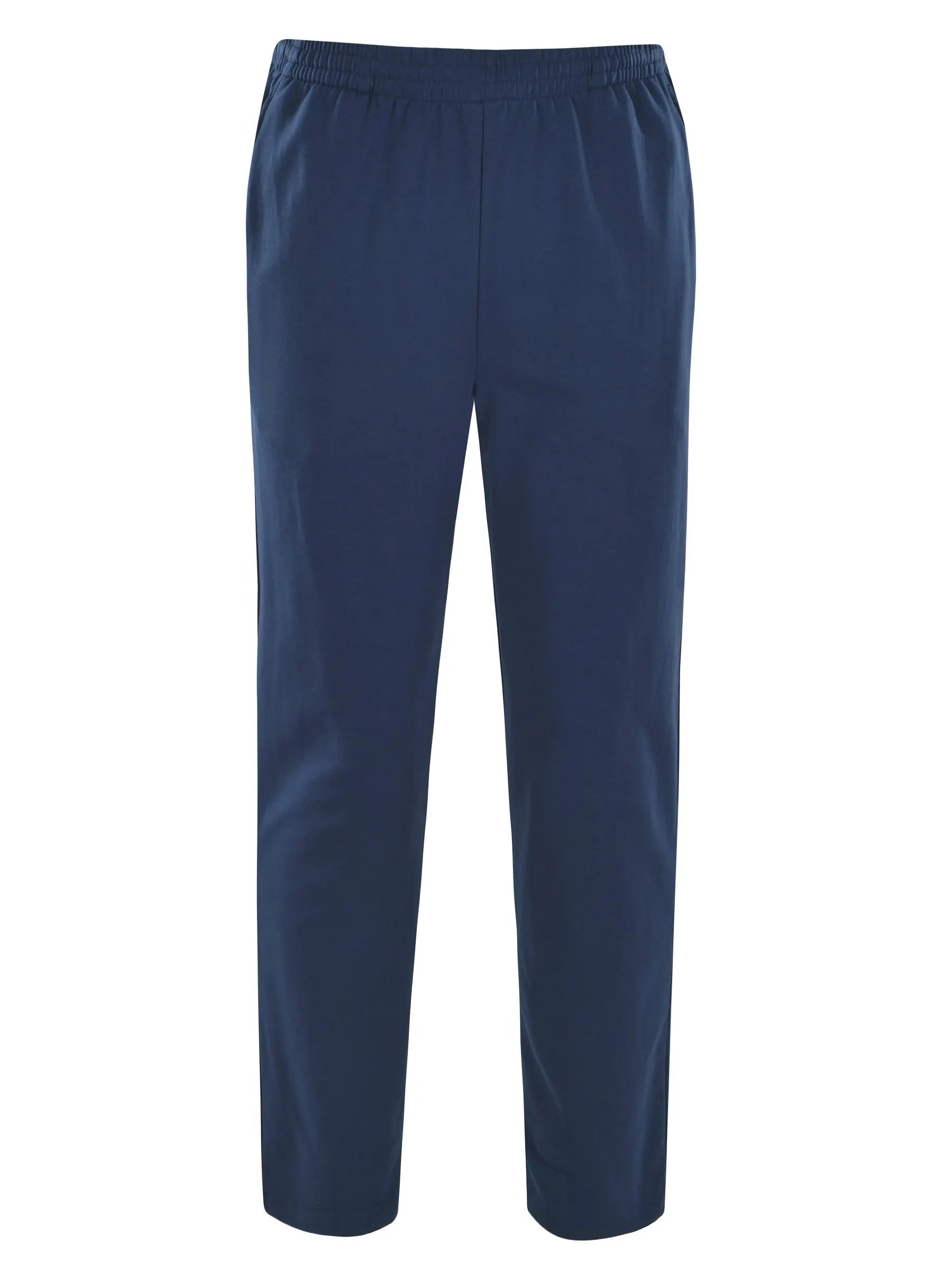 Navyblaue basic sweathose stay fresh mit elastischem bund aus atmungsaktiver baumwollmischung für sport und freizeit