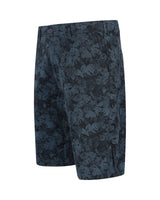 Bermudashort mit Elasthan und Blätterdruck allover - Hajo Mode