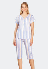 Capri Schlafanzug Klima-Soft - 45981-702-40/42 - Hajo Mode