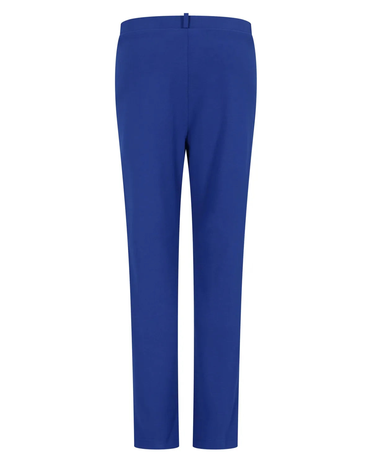 Königsblaue, schmal geschnittene Anzughose mit hoher Taille und Schlitz mit Reißverschluss.