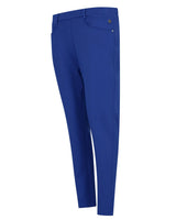 Königsblaue Reithose mit schlichtem Design und Stretchmaterial.