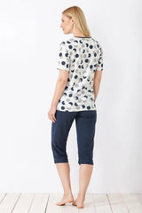 Damen Capri-Schlafanzug Klima-Light - Hajo Mode