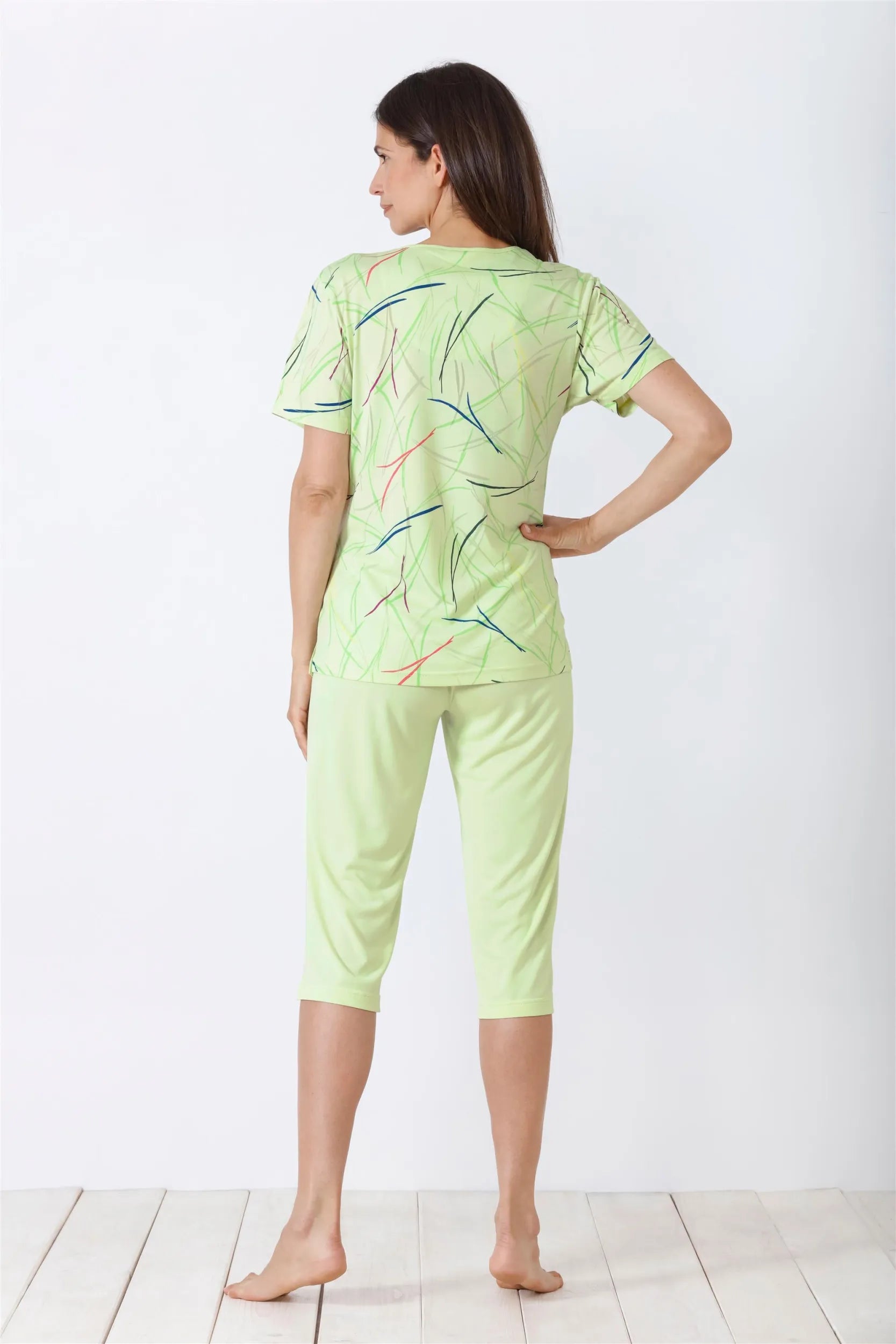 Damen Capri-Schlafanzug Klima-Soft - Hajo Mode