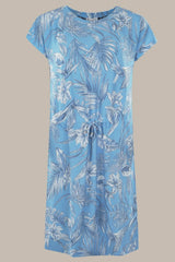 Damen Kleid Botanikdruck - 19321-695-36 - Hajo Mode