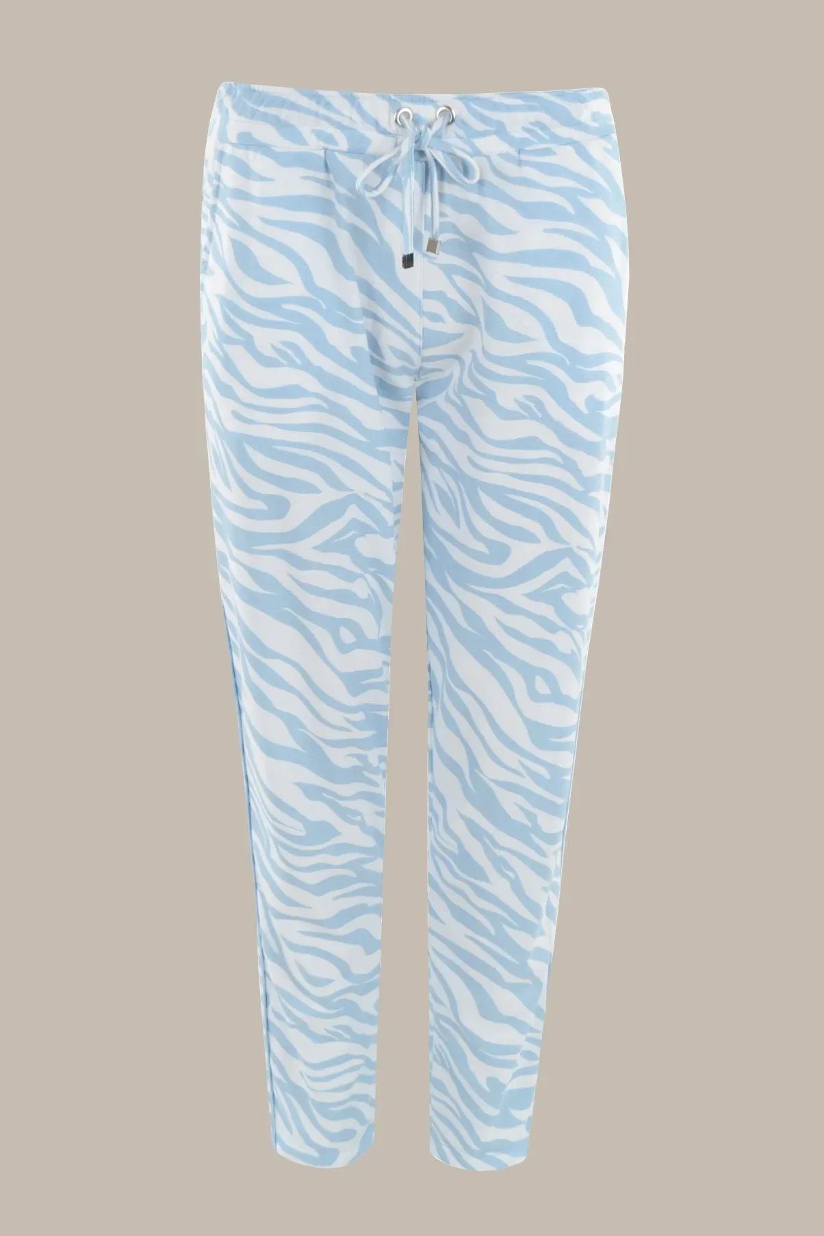 Damen Leichtsweat-Hose mit Zebraprint - 19312/B-251-46 - Hajo Mode