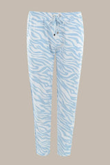 Damen Leichtsweat-Hose mit Zebraprint - 19312/B-251-46 - Hajo Mode