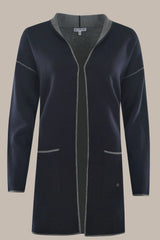 Damen Longstrickjacke Doubleface Optik - 19390-609-38 - Hajo Mode