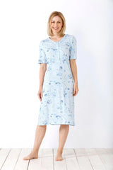 Damen Nachthemd Premium Cotton/Modal - 46273-621-36/38 - Hajo Mode