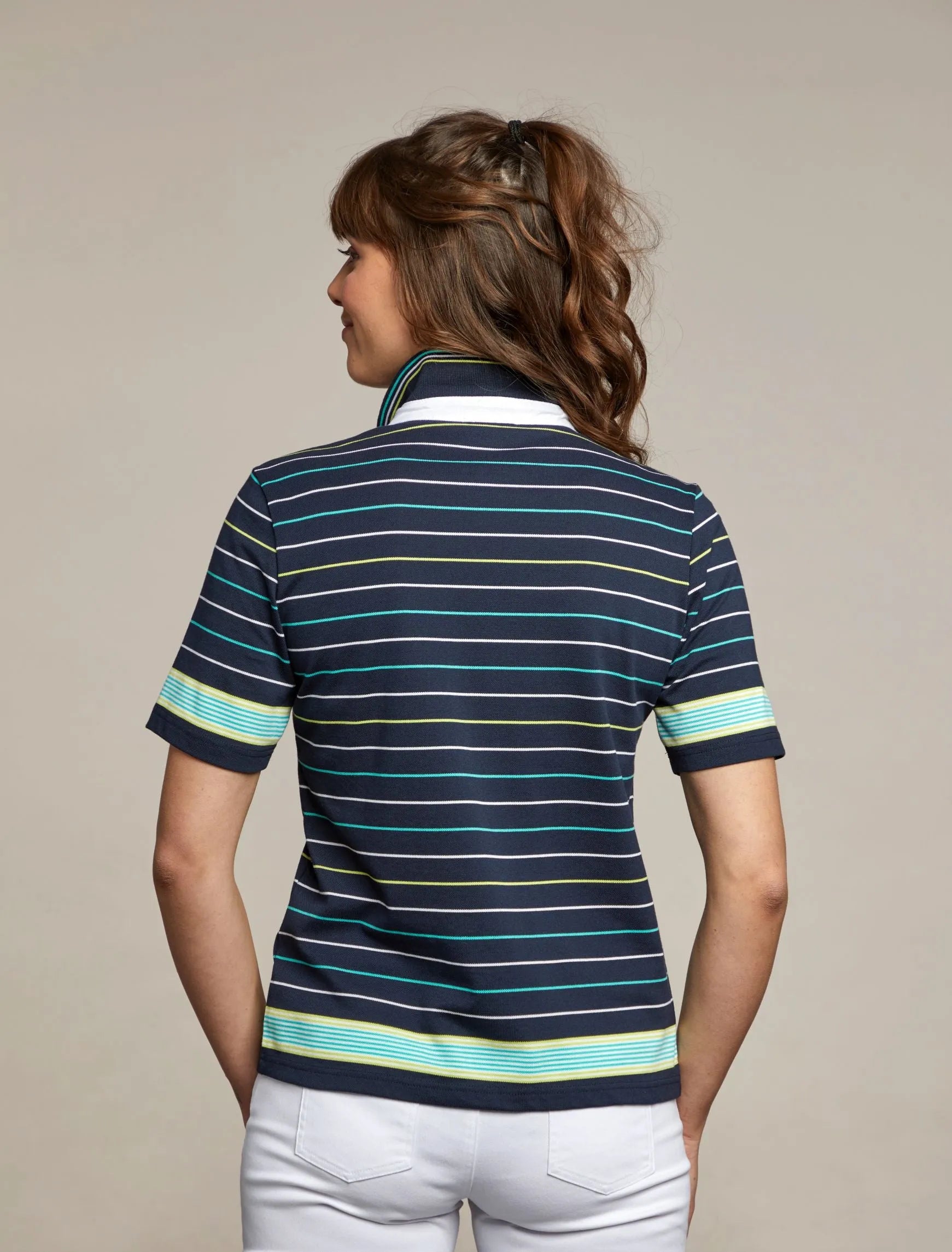 Damen Poloshirt Feinpiqué - 19263-609-48 - Hajo Mode
