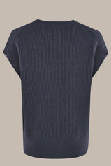 Damen Pullunder mit V-Ausschnitt - 19394-609-38 - Hajo Mode