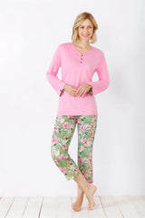 Damen Schlafanzug Premium Cotton - 46215-592-36/38 - Hajo Mode