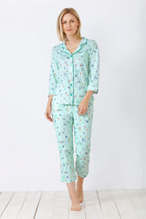 Damen Schlafanzug Premium Cotton - 46255-509-36/38 - Hajo Mode