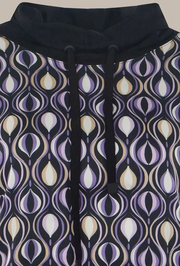 Damen Shirt Blousonform mit halsfernem Rollkragen - 19415-100-38 - Hajo Mode