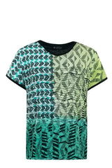 Damen Shirt RH VT bedruckt - 19535-990-38 - Hajo Mode