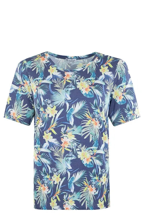 Damen Shirt Tropic-Print - 19510-663-38 - Hajo Mode