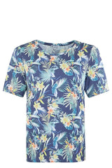 Damen Shirt Tropic-Print - 19510-663-38 - Hajo Mode