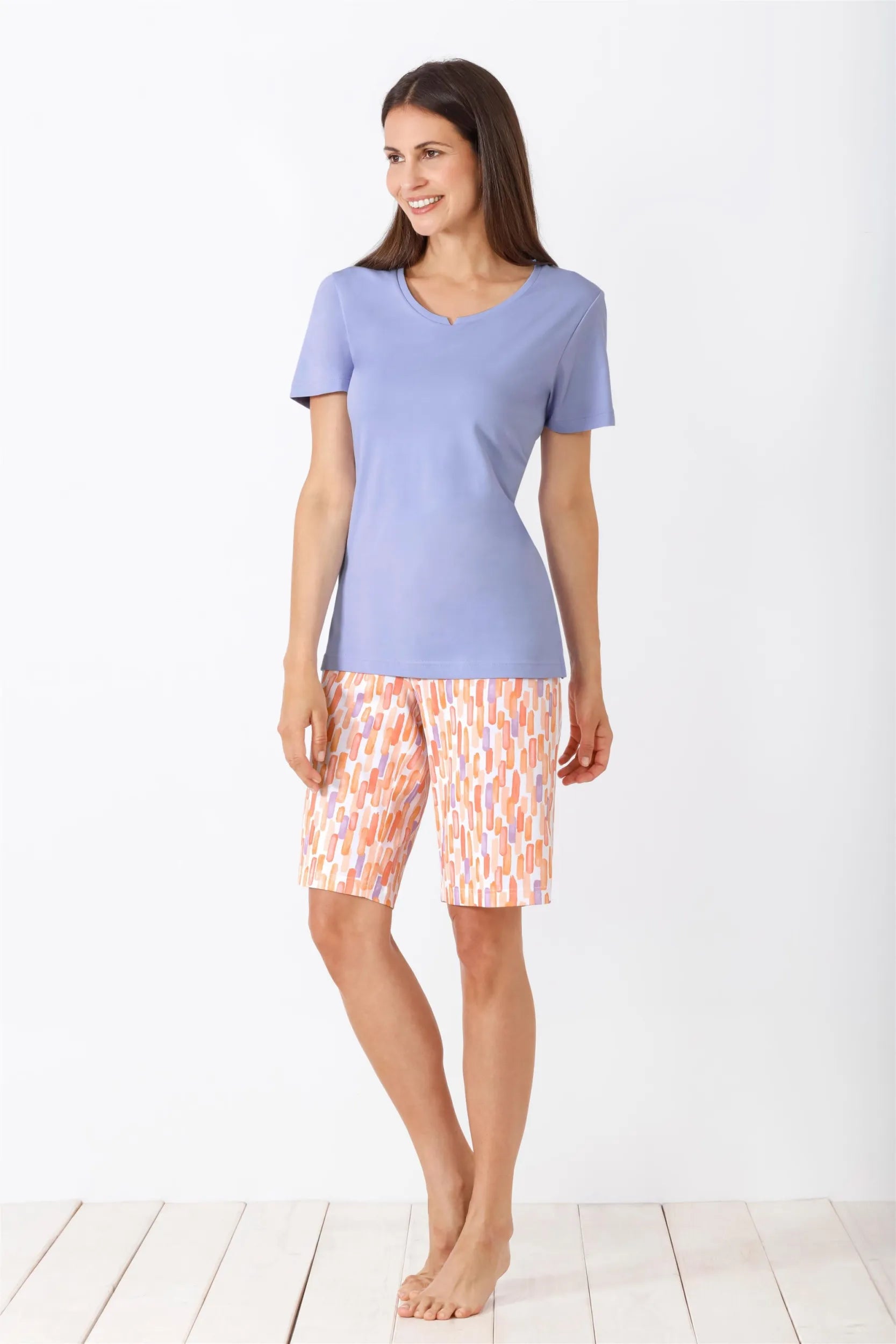 Damen Shorty-Schlafanzug Klima-Komfort - 46189-702-36/38 - Hajo Mode