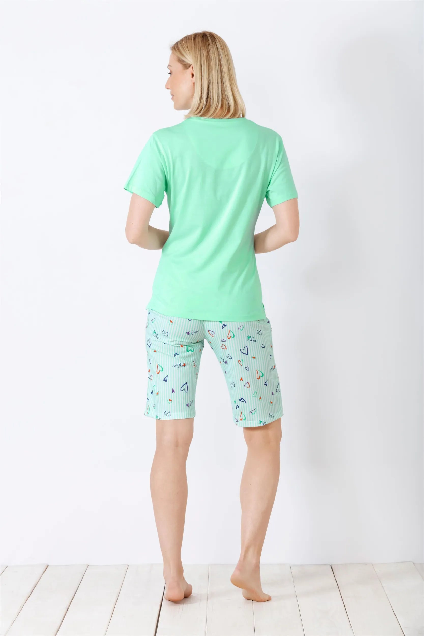 Damen Shorty-Schlafanzug Premium Cotton - Hajo Mode