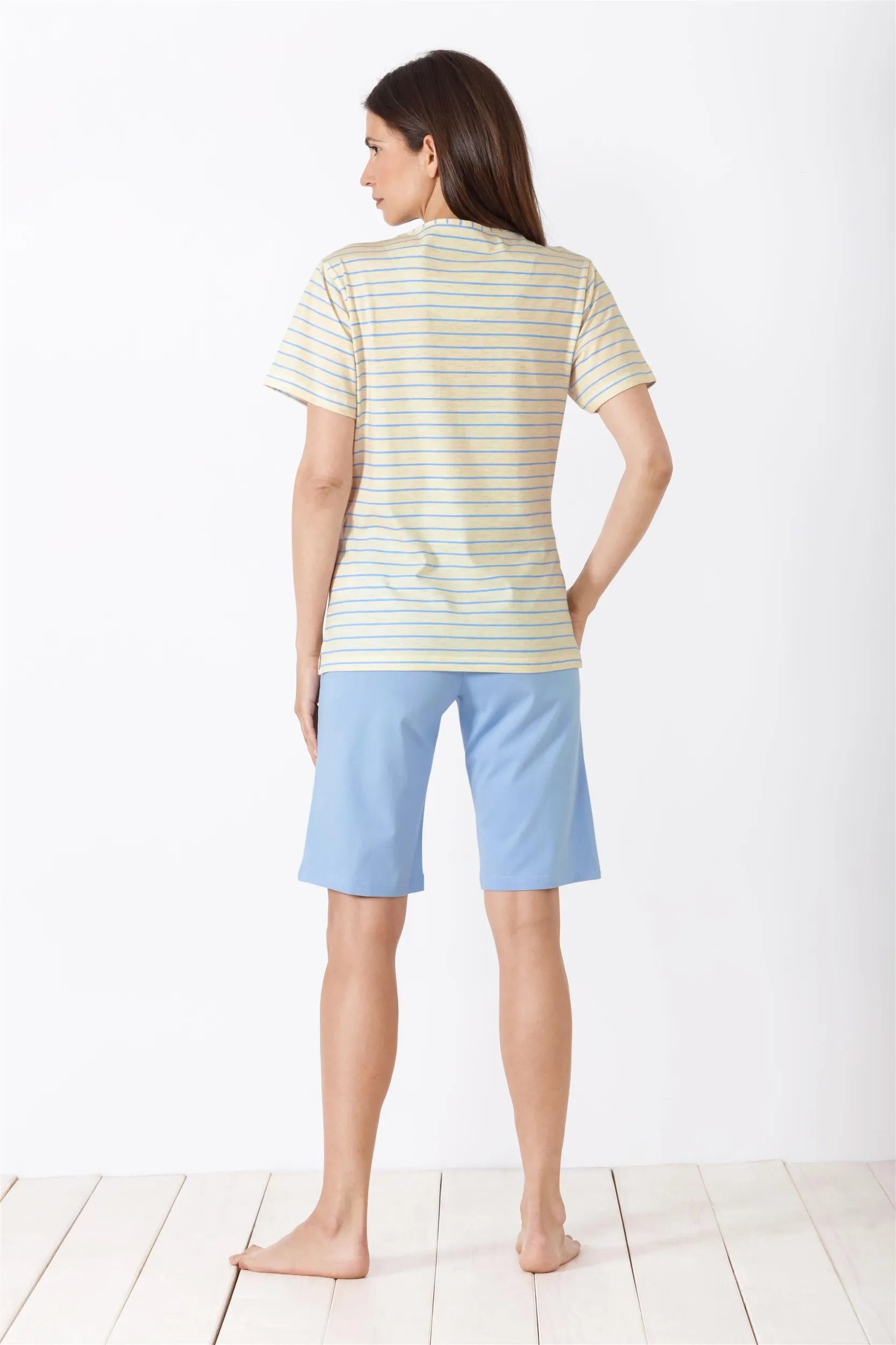 Damen Shorty-Schlafanzug Premium Cotton - Hajo Mode