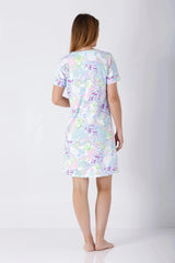 Damen Sleepshirt Klima Komfort Das Original mit pastelligem A-Linien-Nachthemd