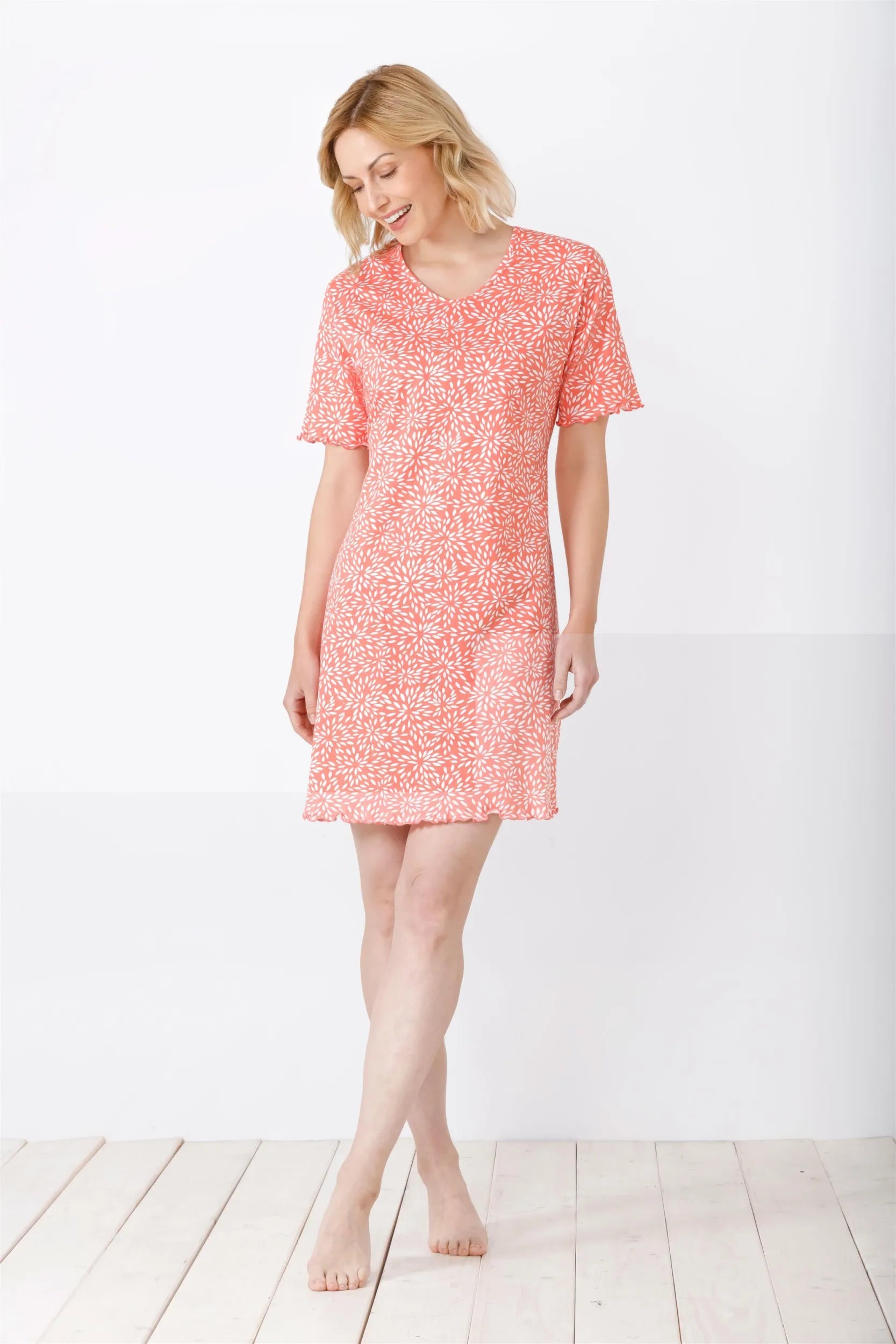 Damen Sleepshirt Premium Cotton - 46240-319-36/38 - Hajo Mode