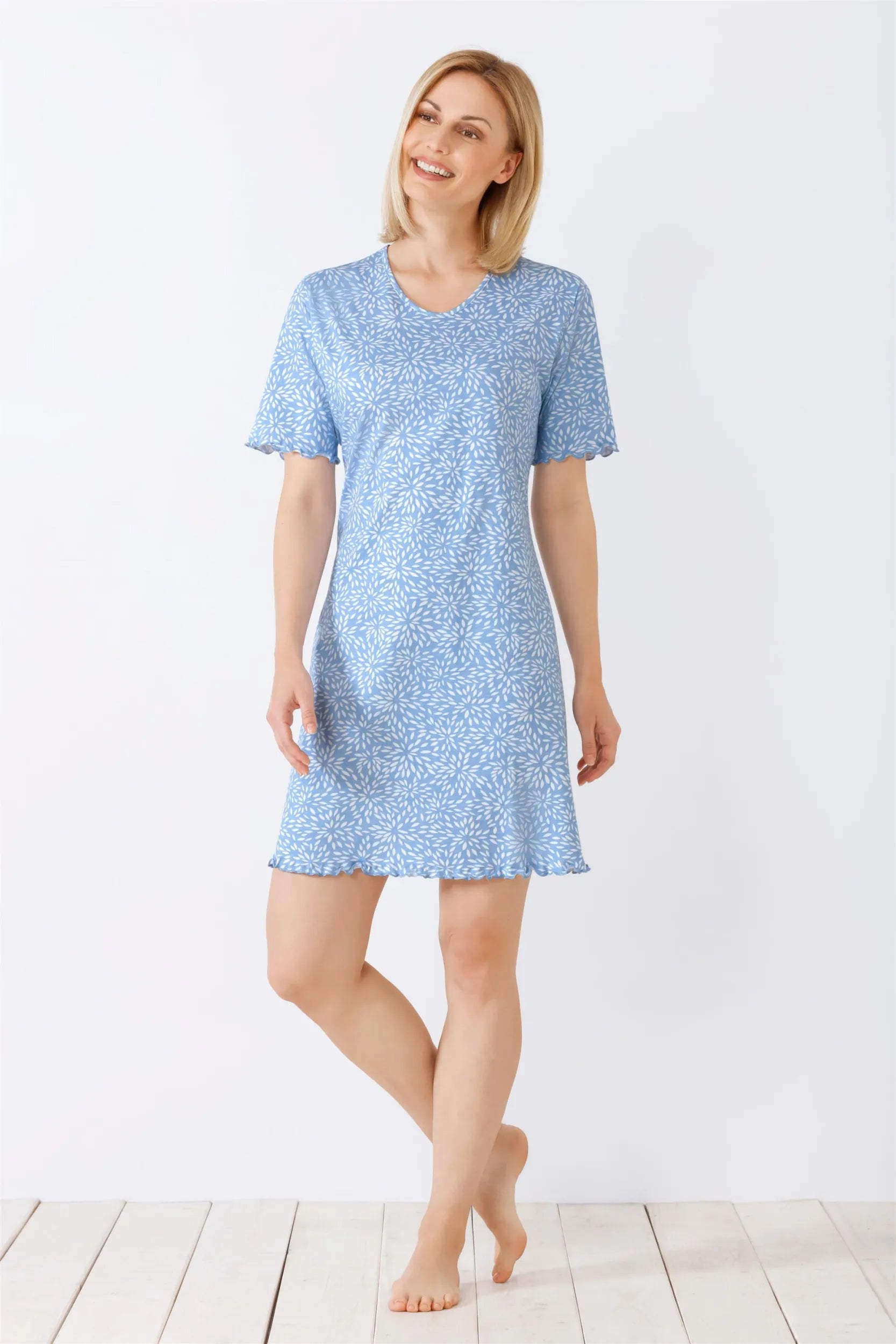 Damen Sleepshirt Premium Cotton - 46240-621-36/38 - Hajo Mode