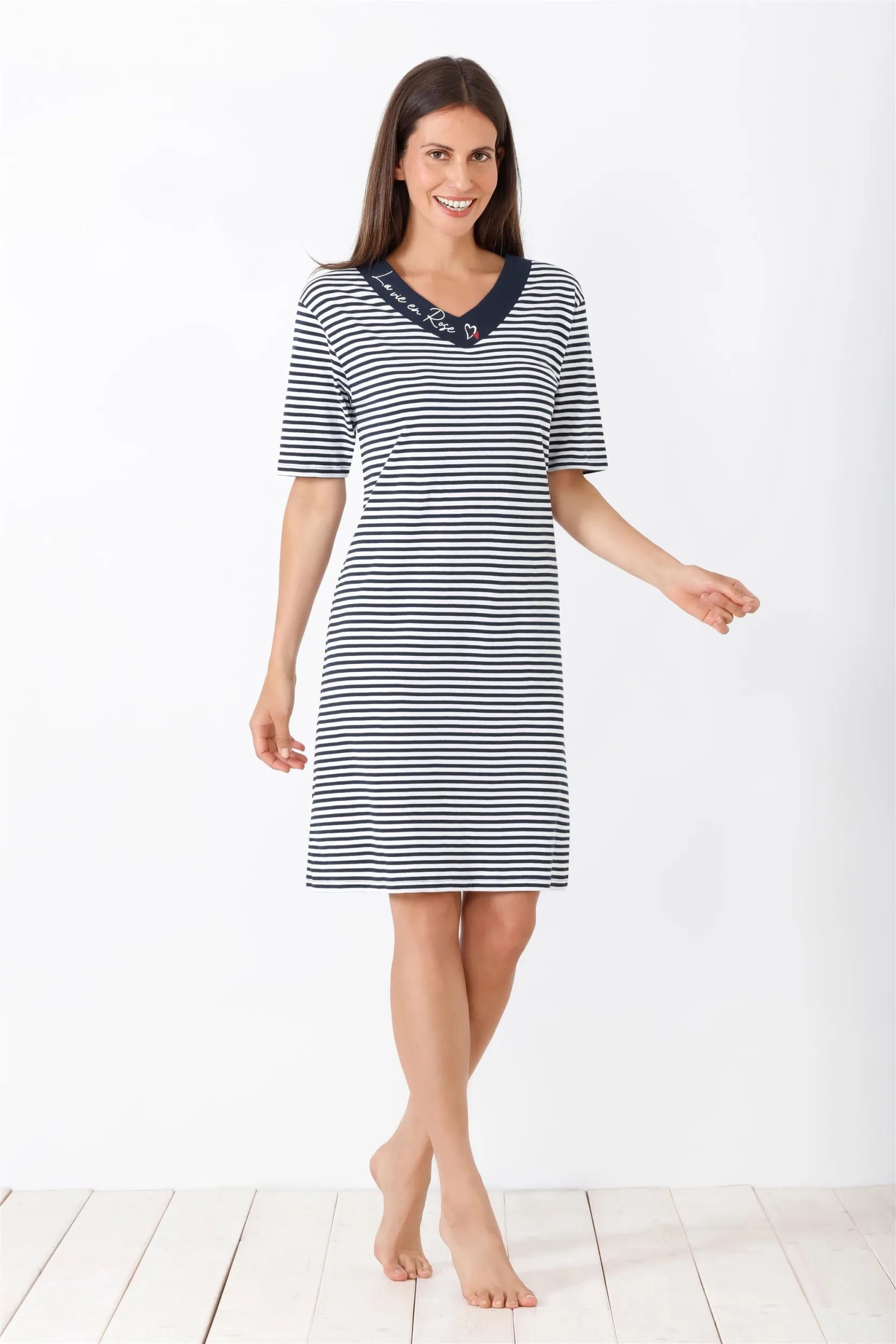 Damen Sleepshirt Premium Cotton - 46207-634-36/38 - Hajo Mode
