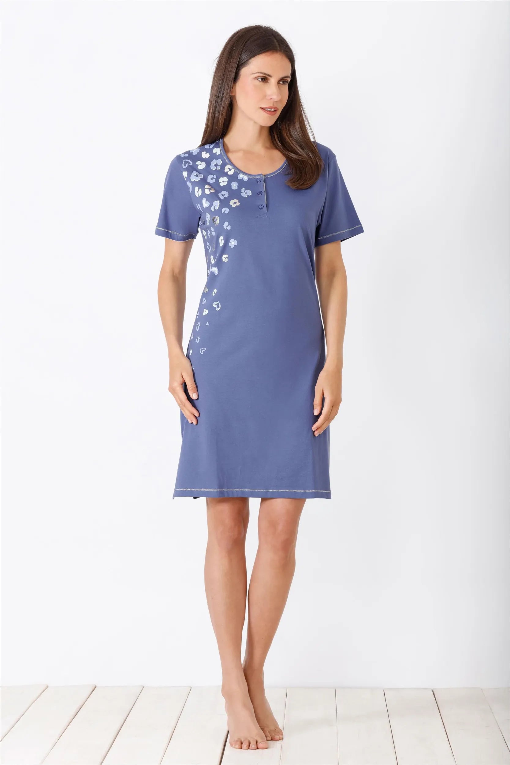 Damen Sleepshirt Premium Cotton - 46244-602-36/38 - Hajo Mode