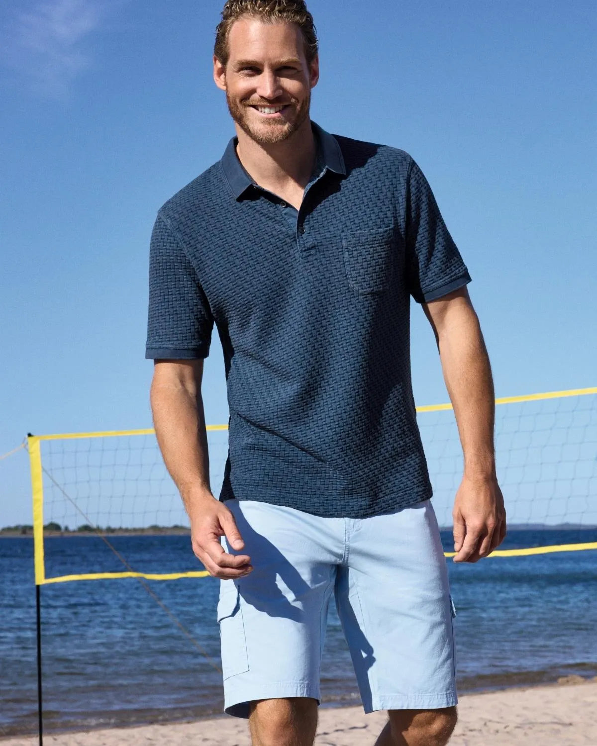 Bermudashort mit Cargotaschen und Elasthan - 27778-621-48 - Hajo Mode