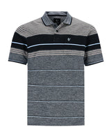 elastisches Poloshirt in Streifenmix - 27548-283-48 - Hajo Mode