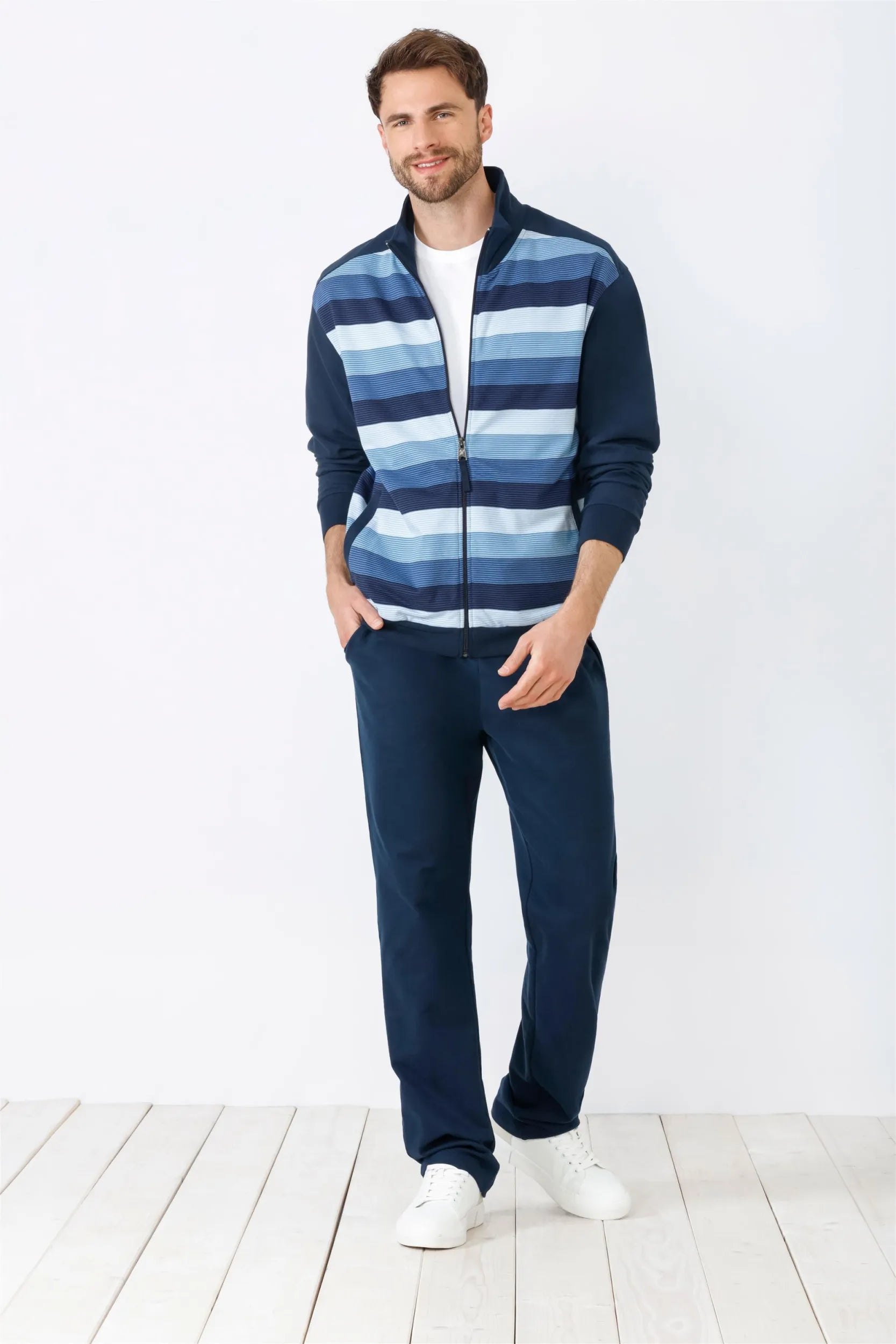 Herren Homewear-Anzug - 81277/UG-609-24 - Hajo Mode
