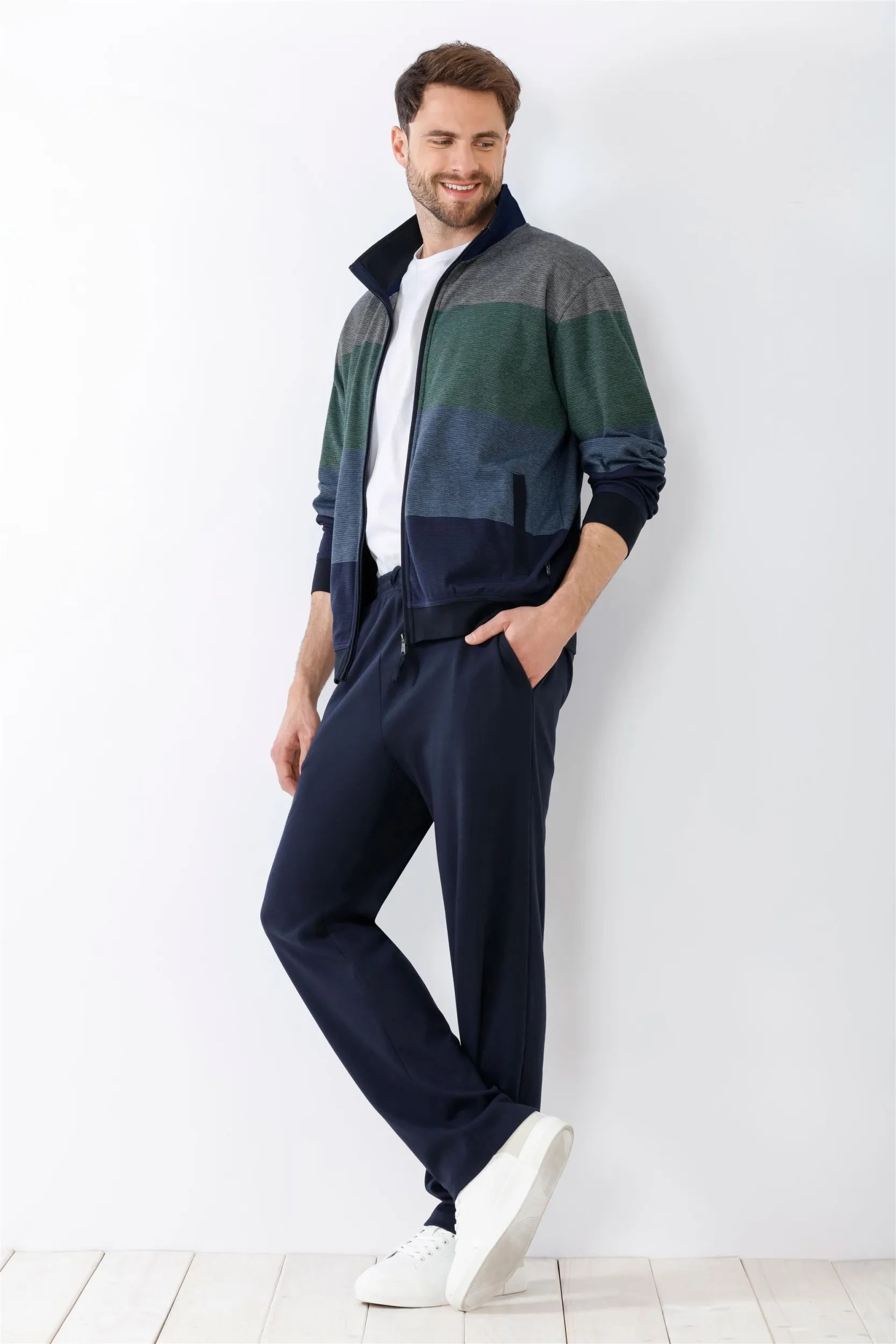Herren Homewear-Anzug Klima-Komfort - 81271/UG-609-24 - Hajo Mode