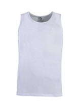 Herren muskelshirt weiß ärmelloses tank top mit einfachem klassischem design und weichem stoff