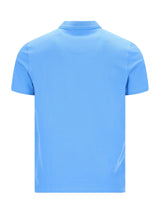 Herren Polopique Stay Fresh: Hellblaues Kurzarm-Poloshirt mit klassischem Kragen