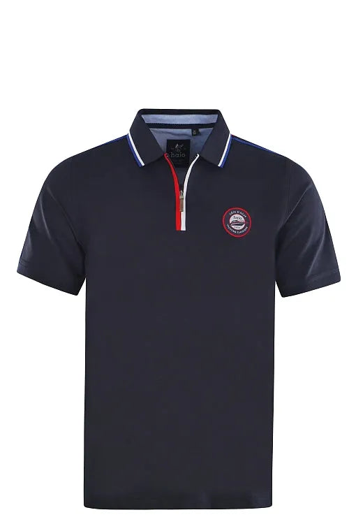 Herren Polopique ’Stay Fresh’ Zip - 27345-609-50 - Hajo Mode