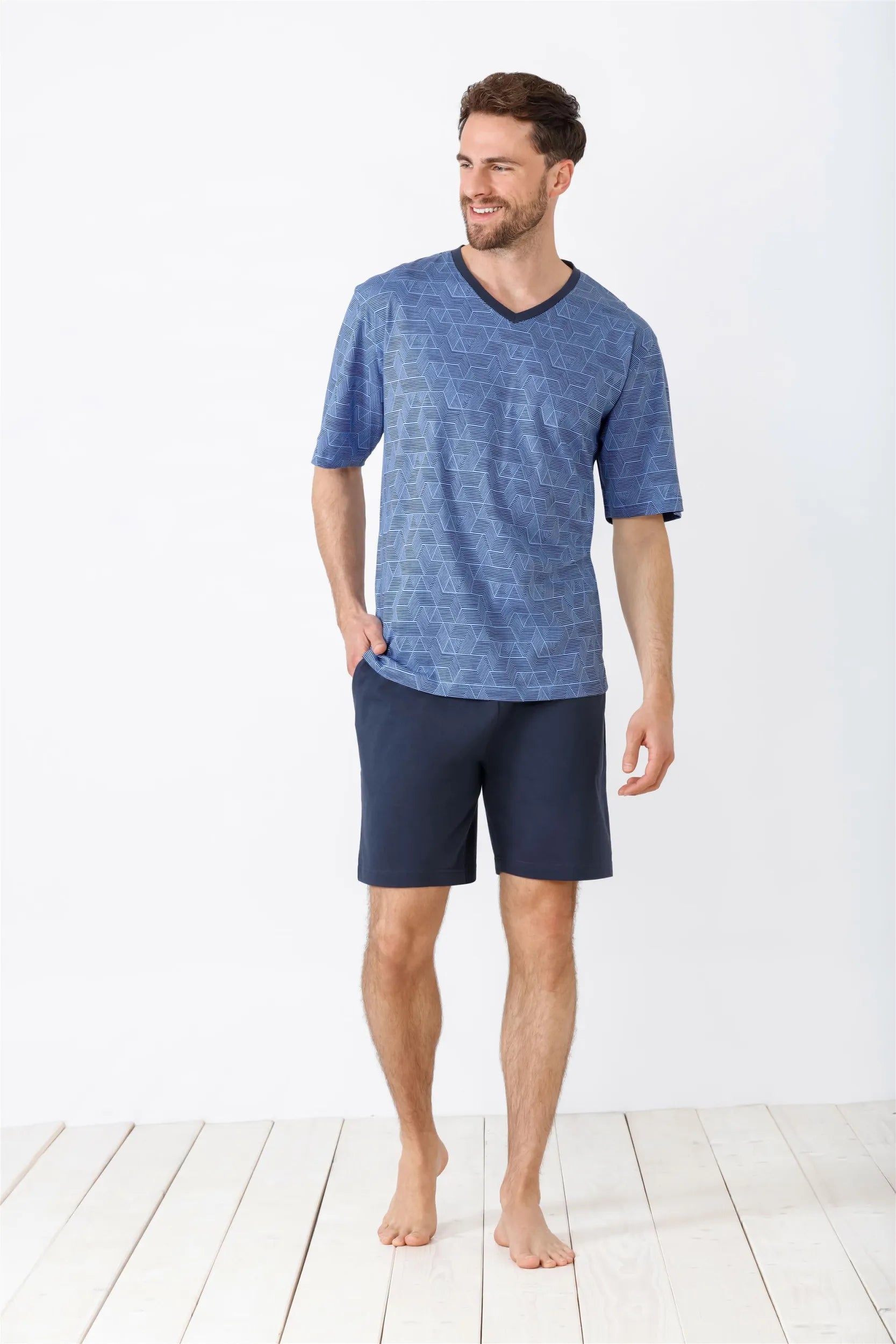 Herren Shorty Premium Cotton - 53837-652-48 - Hajo Mode