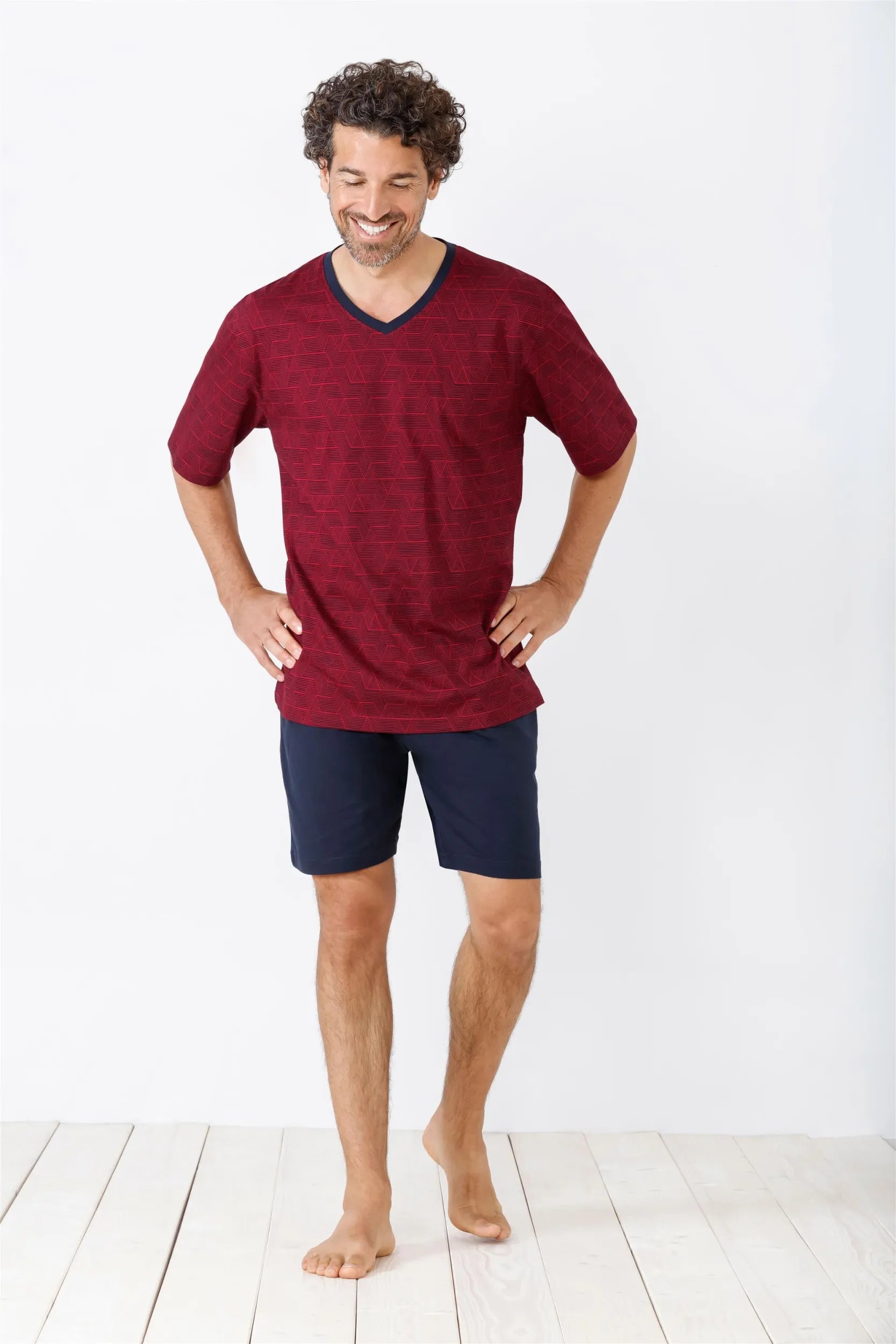 Herren Shorty Premium Cotton - 53837-636-48 - Hajo Mode