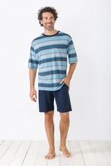 Herren Shorty Premium Cotton/Tencel - 53798-609-48 - Hajo Mode