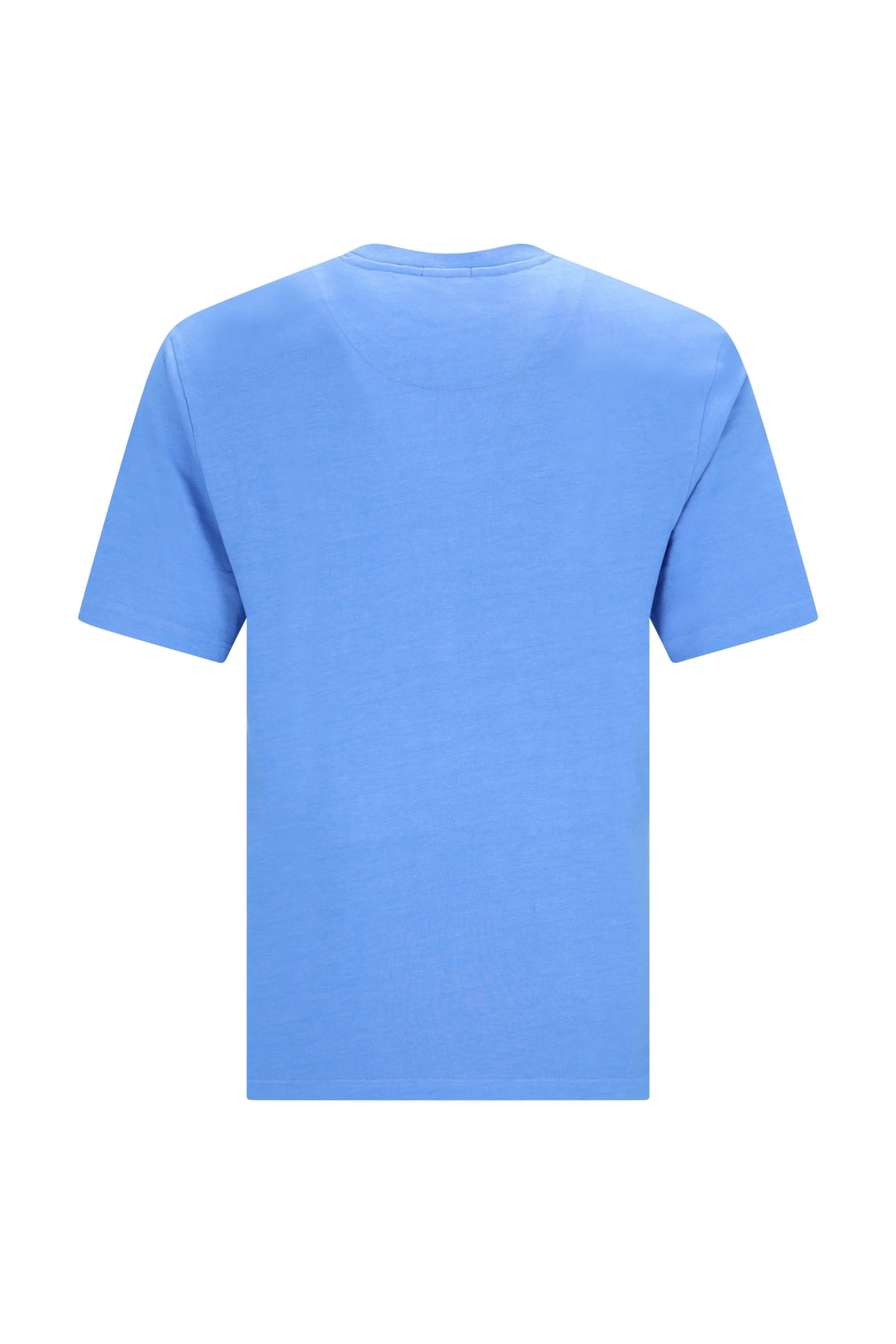 Herren T-Shirt Mio x Mia Premium Cotton/TENCEL™ hellblau, kurze Ärmel, Crew-Neck
