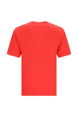 Helles rotes Herren T-Shirt Mio x Mia Premium Cotton TENCEL Modal kurzarm Crew-Neck