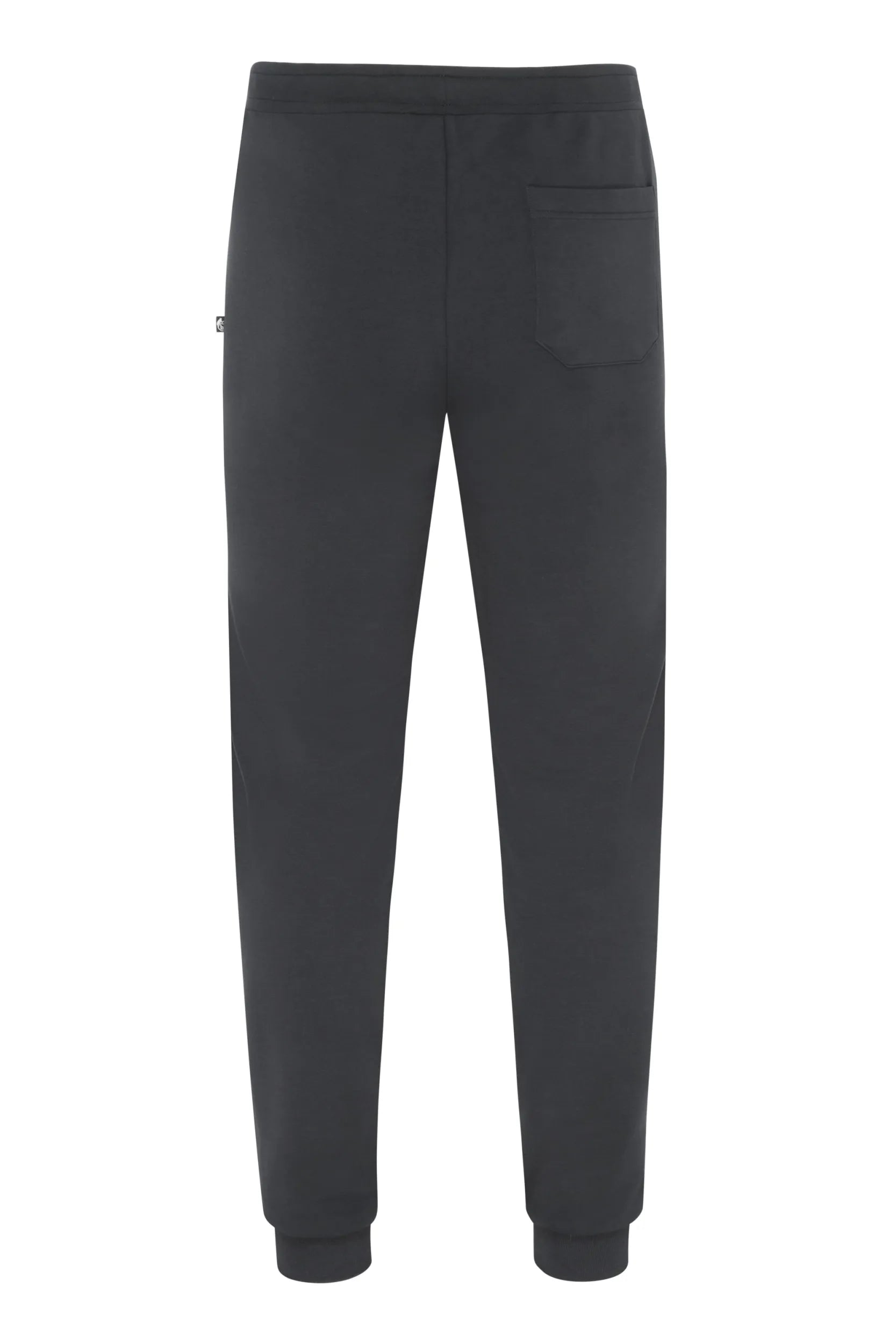 Anthrazitfarbene Jogginghose mit elastischem Bund und Seitentaschen.