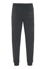 Anthrazitfarbene Jogginghose mit elastischem Bund und Seitentaschen.