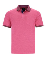 Jacquard-Poloshirt in Jaspe-Garn - 27581-312-48 - Hajo Mode
