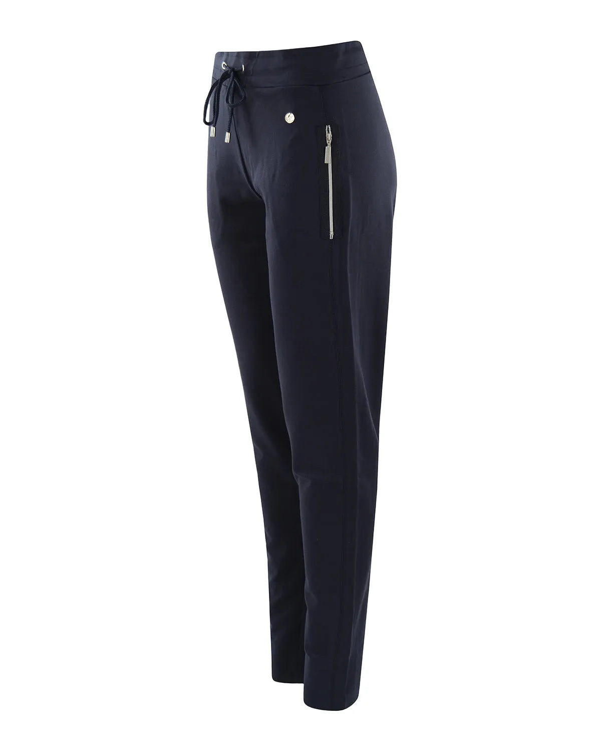 Jersey Joggpants mit Taillenzug - Hajo Mode
