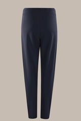 Marineblaue Leggings mit hohem Bund und schmaler Passform.