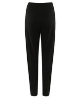 Schwarze Leggings mit hoher Taille und schmaler Passform.