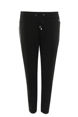 Jersey Joggpants mit Taillenzug - 19175/3-100-36 - Hajo Mode